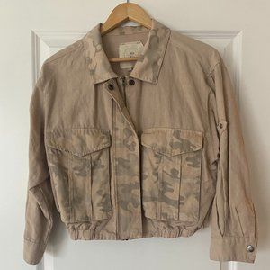 Linen Crop Jacket